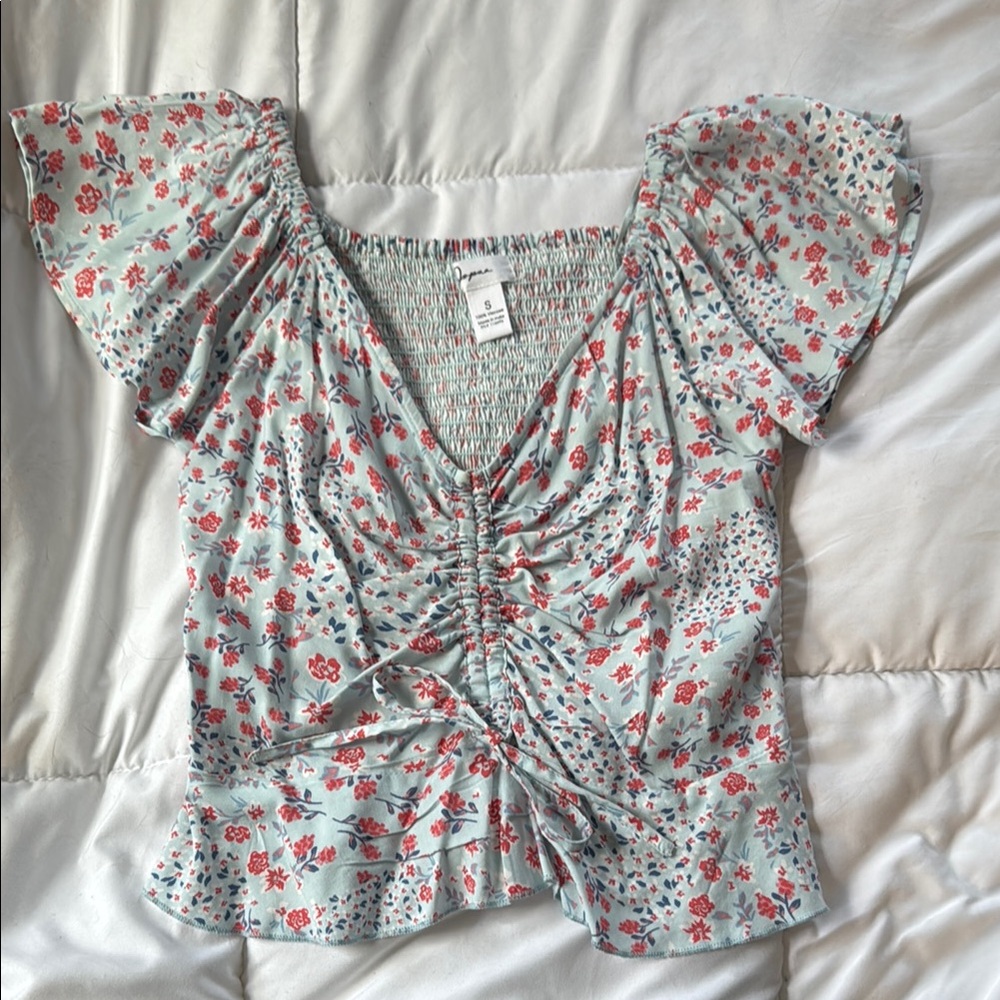 Floral Print Women's Top